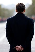 Belgian Royal Couple Attend A Ceremony At The Arc De Triomphe - Paris