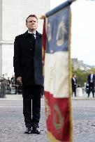 Belgian Royal Couple Attend A Ceremony At The Arc De Triomphe - Paris