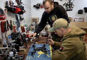 Ukrainian drone operators get UAVs ready for combat mission in Kharkiv region