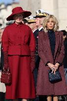 Belgian Royal Couple Attend A Ceremony At The Arc De Triomphe - Paris