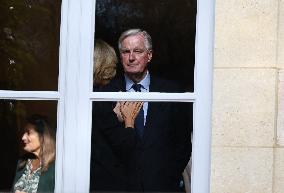 Belgian Royal Couple Received To Lunch At Matignon - Paris