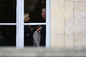 Belgian Royal Couple Received To Lunch At Matignon - Paris