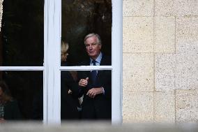 Belgian Royal Couple Received To Lunch At Matignon - Paris