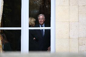 Belgian Royal Couple Received To Lunch At Matignon - Paris