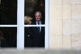 Belgian Royal Couple Received To Lunch At Matignon - Paris