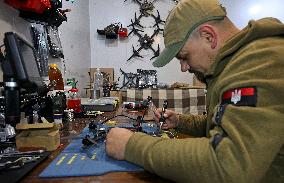 Ukrainian drone operators get UAVs ready for combat mission in Kharkiv region