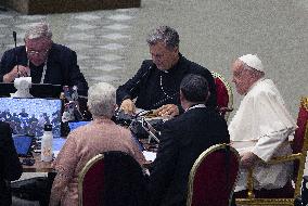 Pope Francis Attends the 16th General Assembly of the Synod of Bishops