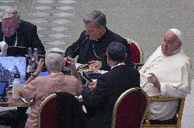 Pope Francis Attends the 16th General Assembly of the Synod of Bishops