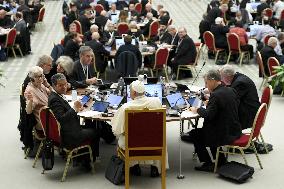 Pope Francis Attends the 16th General Assembly of the Synod of Bishops