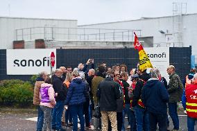 CGT Union Protests Sanofi - Lisieux