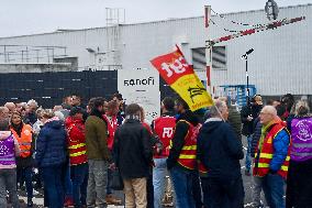 CGT Union Protests Sanofi - Lisieux