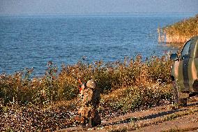 Mobile fire group of Ukrainian border guards protects sky over Odesa region