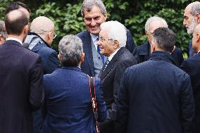 The Memorial Ceremony At The Monument For The Massacre Of The Little Martyrs Of Gorla