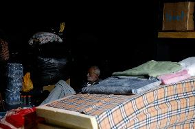 Displaced Families Shelter In Beirut Nightclub