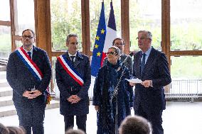 Michel Barnier Pays Tribute to Samuel Paty - Conflans St. Honorine