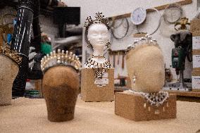 Queen Mathilde and Brigitte Macron visit the Opera Garnier - Paris