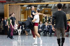 Queen Mathilde and Brigitte Macron visit the Opera Garnier - Paris