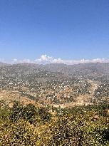 A Panoramic Aerial View Of Sakhi Maidan In Mendhar.