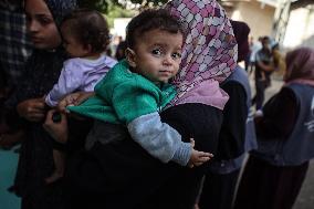 Polio vaccination in Gaza, Palestine