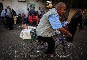 Polio vaccination in Gaza, Palestine