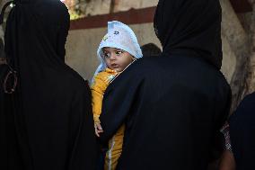 Polio vaccination in Gaza, Palestine