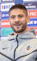 Team Croatia before UEFA Nations League match