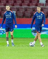 Team Croatia before UEFA Nations League match