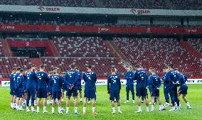 Team Croatia before UEFA Nations League match