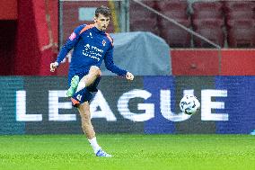 Team Croatia before UEFA Nations League match