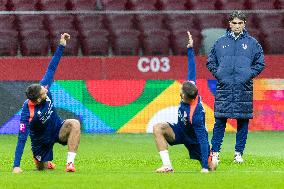 Team Croatia before UEFA Nations League match