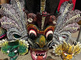 Traditional Sri Lankan Wooden Masks