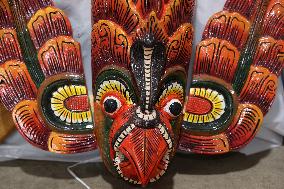 Traditional Sri Lankan Wooden Masks