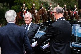 King Philippe & Queen Mathilde of Belgium State Visit To France - Day One