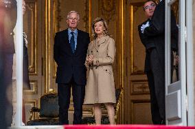 King Philippe & Queen Mathilde of Belgium State Visit To France - Day One