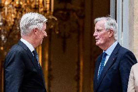 King Philippe & Queen Mathilde of Belgium State Visit To France - Day One