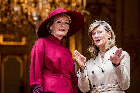 King Philippe & Queen Mathilde of Belgium State Visit To France - Day One