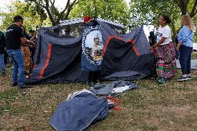 Indigenous Demonstrators Arrive To DC On Horseback