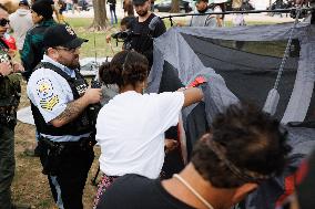 Indigenous Demonstrators Arrive To DC On Horseback