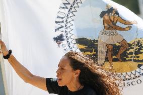 Indigenous Demonstrators Arrive To DC On Horseback