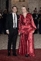 State Dinner in Honor of King and Queen of Belgium At Elysee - Paris