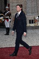 State Dinner in Honor of King and Queen of Belgium At Elysee - Paris