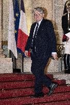 State Dinner in Honor of King and Queen of Belgium At Elysee - Paris