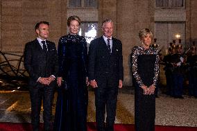 State Dinner In Honor Of King And Queen Of Belgium