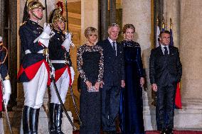 State Dinner In Honor Of King And Queen Of Belgium