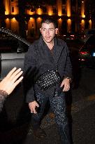 Nick Jonas Arrives At His Hotel - Paris