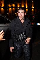 Nick Jonas Arrives At His Hotel - Paris