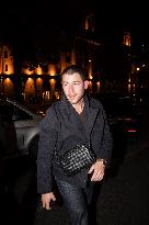 Nick Jonas Arrives At His Hotel - Paris