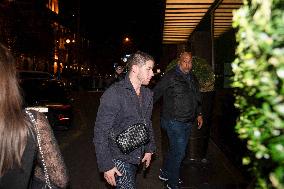 Nick Jonas Arrives At His Hotel - Paris