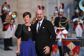 State Dinner In Honor Of King And Queen Of Belgium - Paris