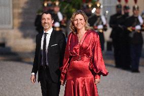 State Dinner In Honor Of King And Queen Of Belgium - Paris